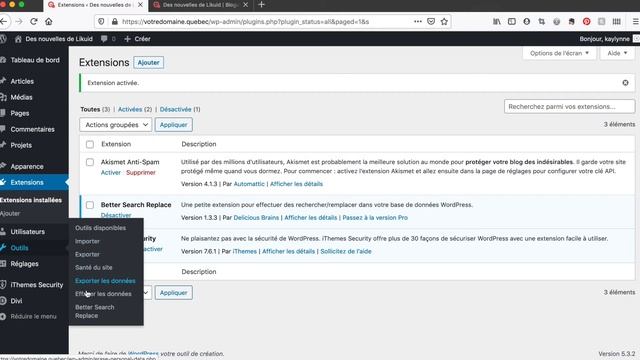 Modification de votre nom de domaine dans WordPress смотреть онлайн