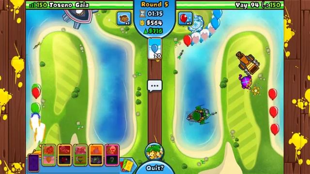 BTD Battles! New and Improved Late Game Deck! смотреть онлайн