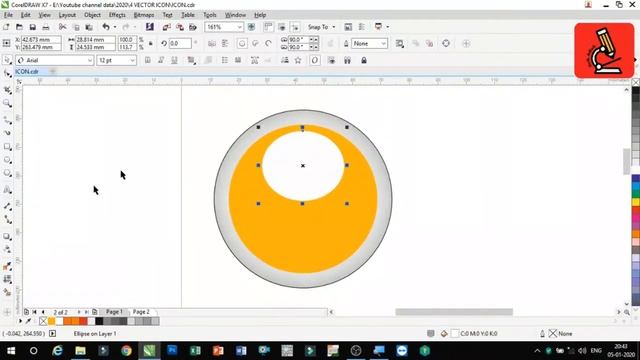 How to make Vector Icons in CorelDraw X7 смотреть онлайн
