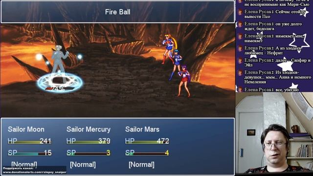 Играем в Sailor Moon RPG, the Moon Child, часть 3 смотреть онлайн