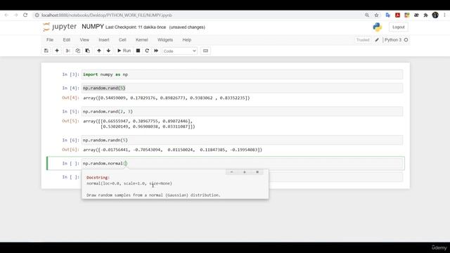 3 8 Creating NumPy Array with Random Function смотреть онлайн