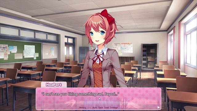 Doki Doki Literature Club! #2: Она говорит не с героем, а с игроком! смотреть онлайн