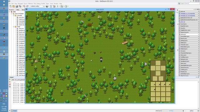 Java Netbeans Game Dev Log - part 19: New graphics, crafting, fullscreen! смотреть онлайн