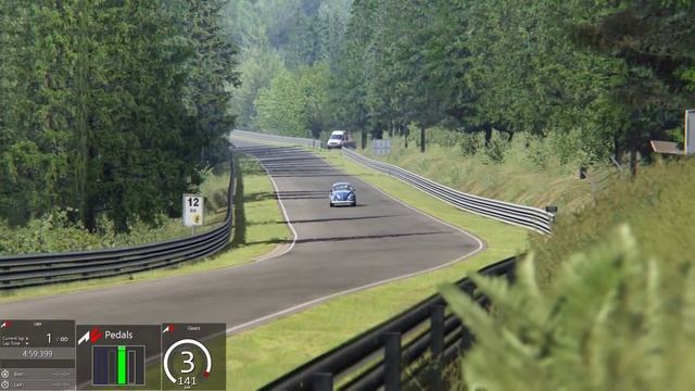 Assetto Corsa Nordschleife Volkswagen Beetle 1600S Type B World Record 9:59.245 TV Cam смотреть онлайн
