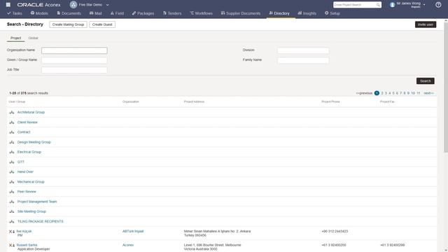 5.2.1 - The Project Directory || Oracle ACONEX Complete Course смотреть онлайн