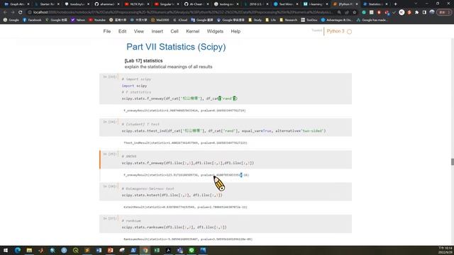 W02 - 07 大數據基礎與應用 (Code) Python Statistics (Scipy) #ftest #ttest #anova #kstest #ranksum смотреть онлайн