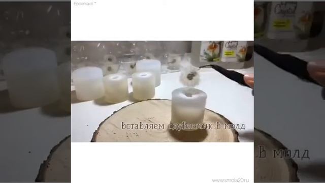 Как сделать кулон с одуванчиком из эпоксидной смолы /// dandelion with epoxy resin handmade смотреть онлайн