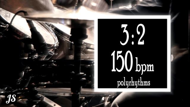150 Bpm - 3:2 Polyrhythm Drum Beat смотреть онлайн