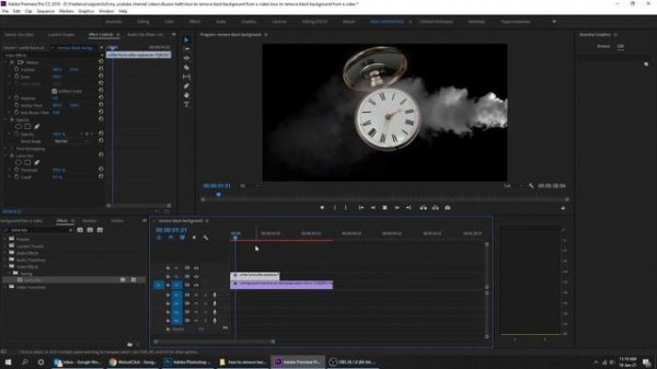 How to Remove Black Background from a Video in Adobe Premiere Pro