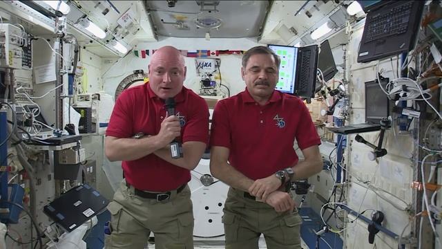 One Year Space Station Crew Members Discuss Life in Space смотреть онлайн