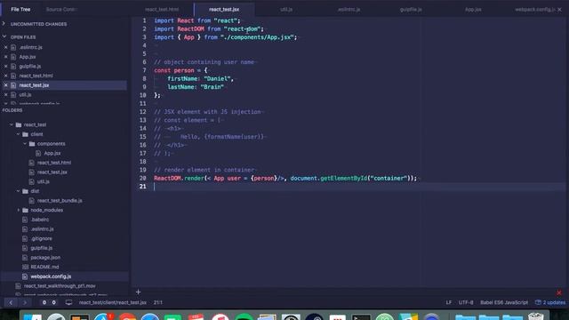 JavaScript with Jill Part 3: React walkthrough - ESLint смотреть онлайн