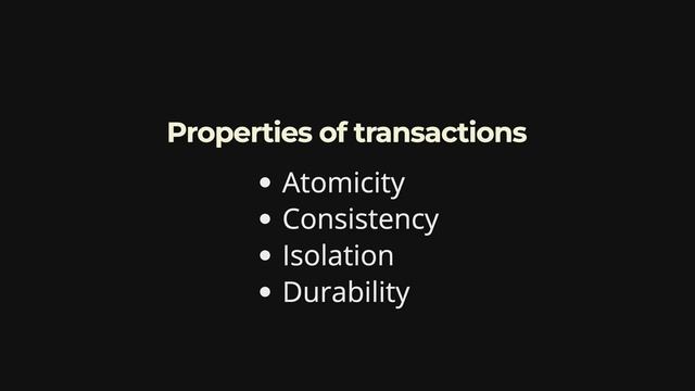Transaction Support Properties of Transactions-ACID смотреть онлайн