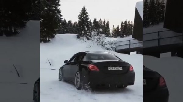 зимний дрифт/ мерседес w222?