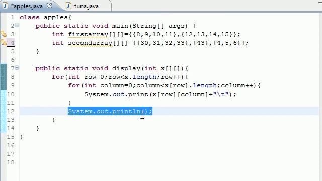 Java Programming Tutorial 34 Table for Multi Arrays1 смотреть онлайн