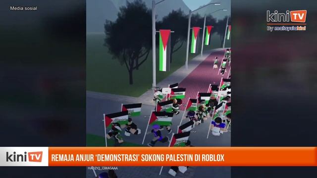 Remaja anjur ‘demonstrasi’ sokong Palestin di Roblox смотреть онлайн