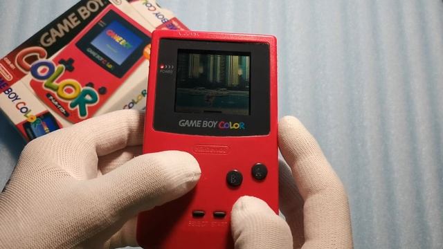 GAME BOY COLOR Nintendo CGB-001 CGB-S-RA (JPN) Гейм Бой. Игра на экране. смотреть онлайн
