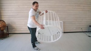 Круглая кроватка трансформер / инструкция по сборке / Совенок Сави 15 000 руб