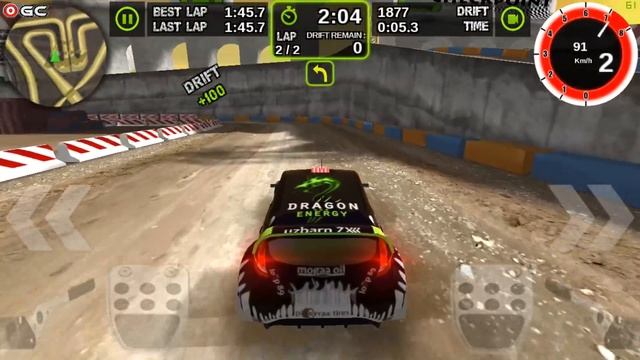 Rally Racer Dirt - Rally Speed Car Drift Games "Green Dragon Car" Android Gameplay FHD #9 смотреть онлайн