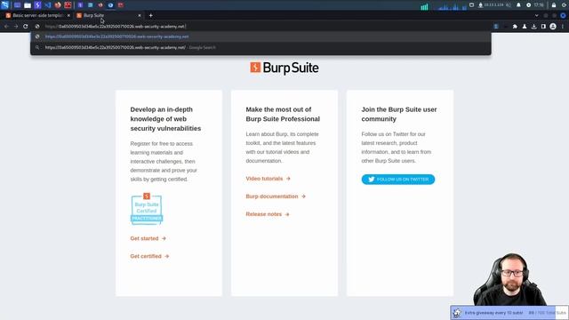 Portswigger Web Academy - Server-Side Template Injection (SSTI) - Live Walkthrough смотреть онлайн