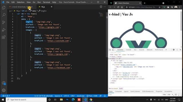 v-bind Directive | VUE JS 2 [Arabic] #vue_js_2 смотреть онлайн