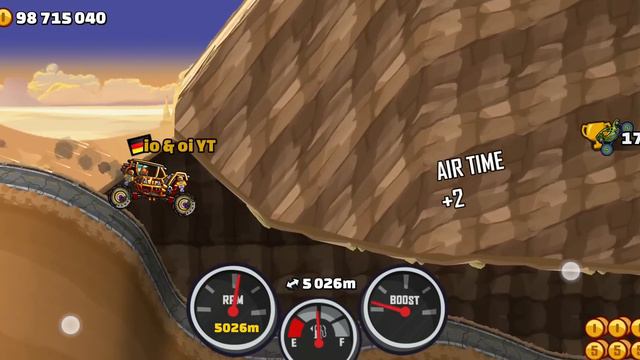 Hill Climb Racing 2 - Kangaroo ROCK BOUNCER 10km In Desert