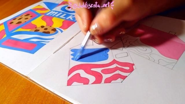 Заполняю скетчбук гуашью / Speedpaint gouashe смотреть онлайн