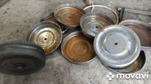 самодельные опорные колёса на окучник