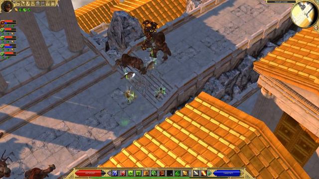 Titan Quest Atlantis эпос ГОЛЕМ против ТИФОНА игра петами смотреть онлайн