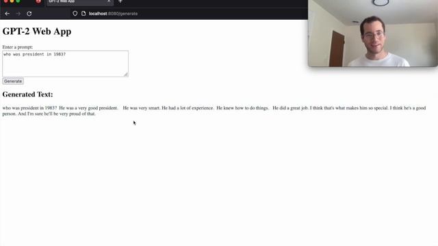 Running OpenAI's GPT 2 on my MacBook with Docker and Flask смотреть онлайн