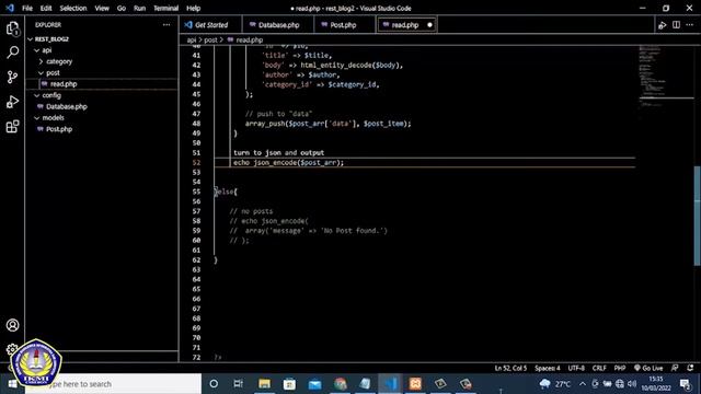 Fitur Read PART II - Praktikum REST Server (API) dengan bahasa PHP смотреть онлайн