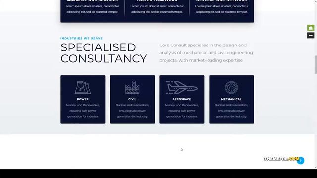 Coreconsult - Big Industry and Business Consulting WordPress Theme energy consultant Website Builde смотреть онлайн