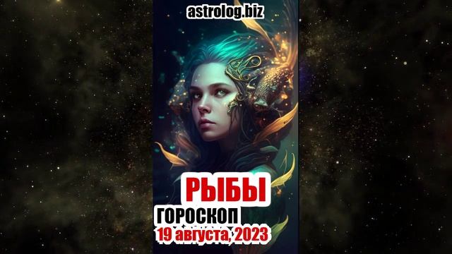 РЫБЫ - гороскоп на 19 августа, 2023