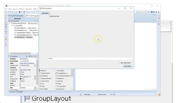 180409 Java Eclipse LayoutManagers смотреть онлайн