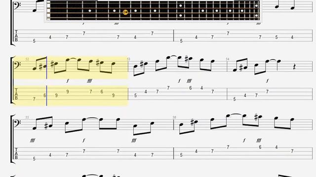 Beatles The You Won 't See Me BASS GUITAR TABLATURE смотреть онлайн