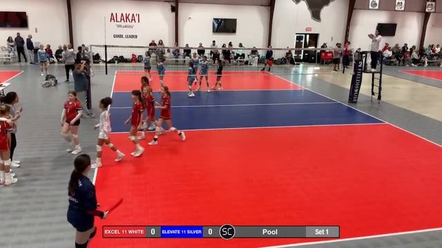 Excel Volleyball Club 11 White vs 11 Elevate Silver Live Stream смотреть онлайн