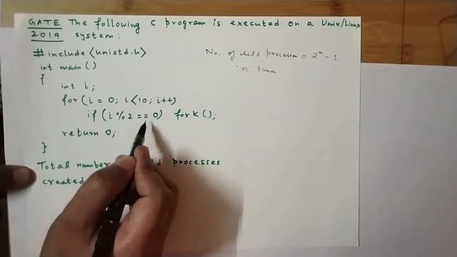 GATE 2019 | C Programming | The fork() system call смотреть онлайн