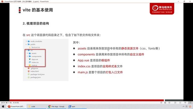 【黑马程序员】前端Vue2+Vue3全套教程-Vue3-Day4-05-vite-梳理项目的基本结构 смотреть онлайн