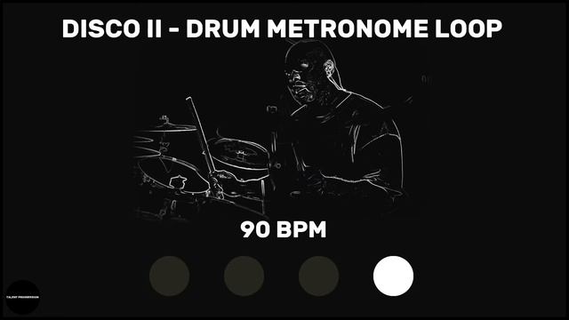 Disco II | Drum Metronome Loop | 90 BPM