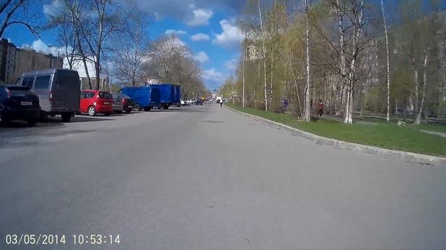 На велосипеде по Череповцу. смотреть онлайн