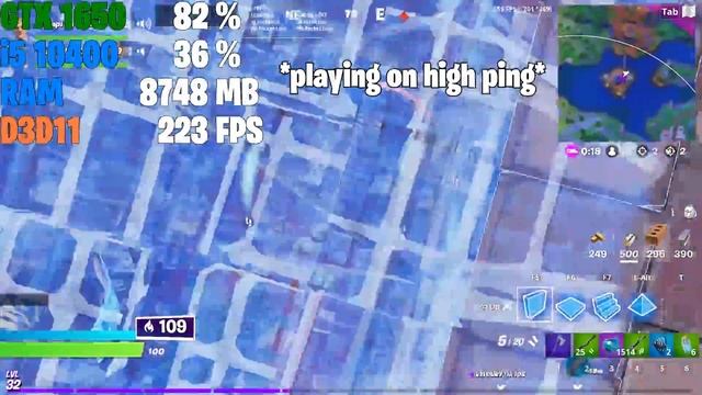 GTX 1650 Fortnite season 6 l Solo Performance Mode смотреть онлайн