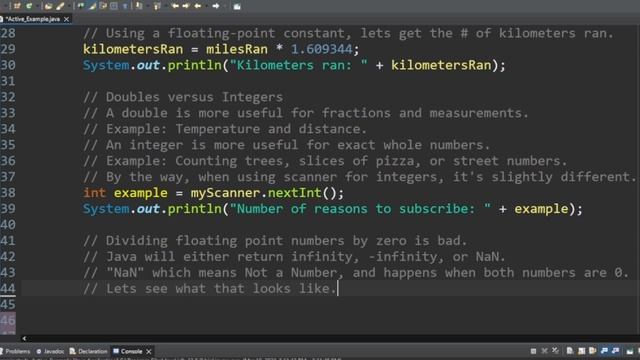 Scanners and Doubles in Java смотреть онлайн