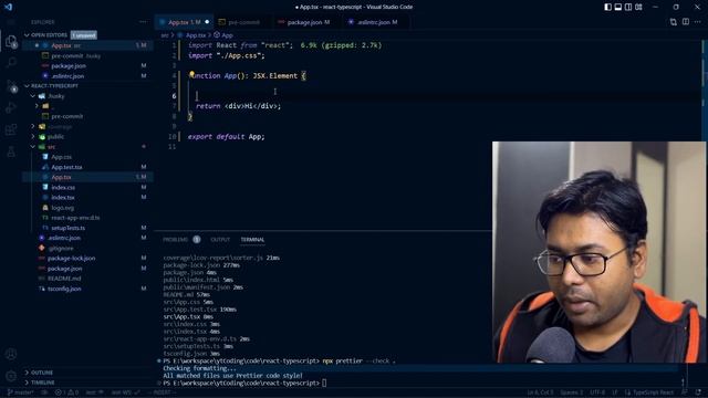 React Course - Ep 1.1 - Setup Prettier смотреть онлайн