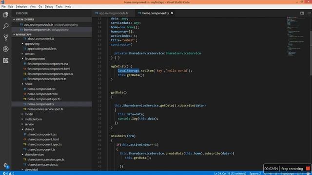 #WithMe Storage in Angular | LocalStorage | SessionStorage | Angular Video Tutorial смотреть онлайн