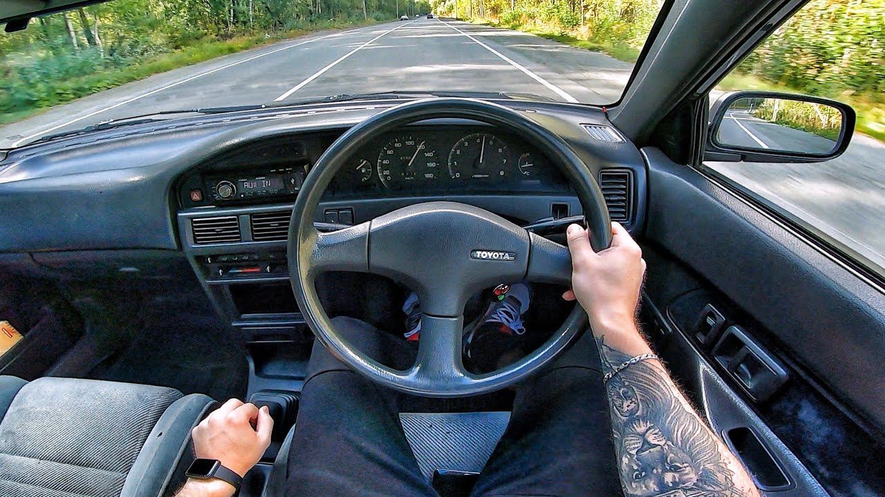1991 Toyota Corolla FX 1.5 - POV TEST DRIVE смотреть онлайн