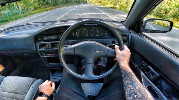 1991 Toyota Corolla FX 1.5 - POV TEST DRIVE