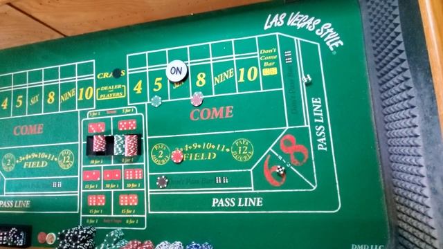 Craps! Playing the Iron Cross from every Dont Point!! смотреть онлайн
