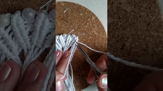 Мастер класс макраме "Ангел". Брелок ч.2 Прием "чистый край" смотреть онлайн