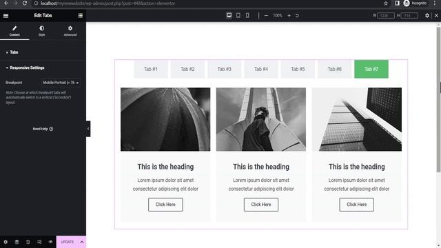 How To Make Elementor Tabs Scroll Horizontally On Mobile, Tablets, and Desktop | Step by Step смотреть онлайн