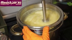 Мыло с нуля на гидроксиде калия быстрым горячим способом за 5 минут