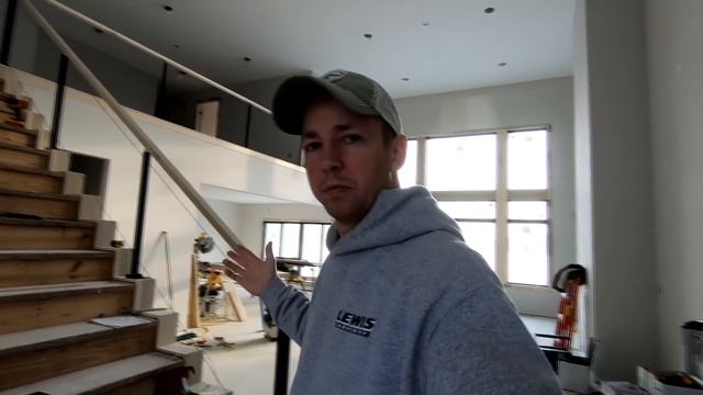 My Modern Cable Railing Stair Disaster - How NOT to Set Metal Stair Posts смотреть онлайн